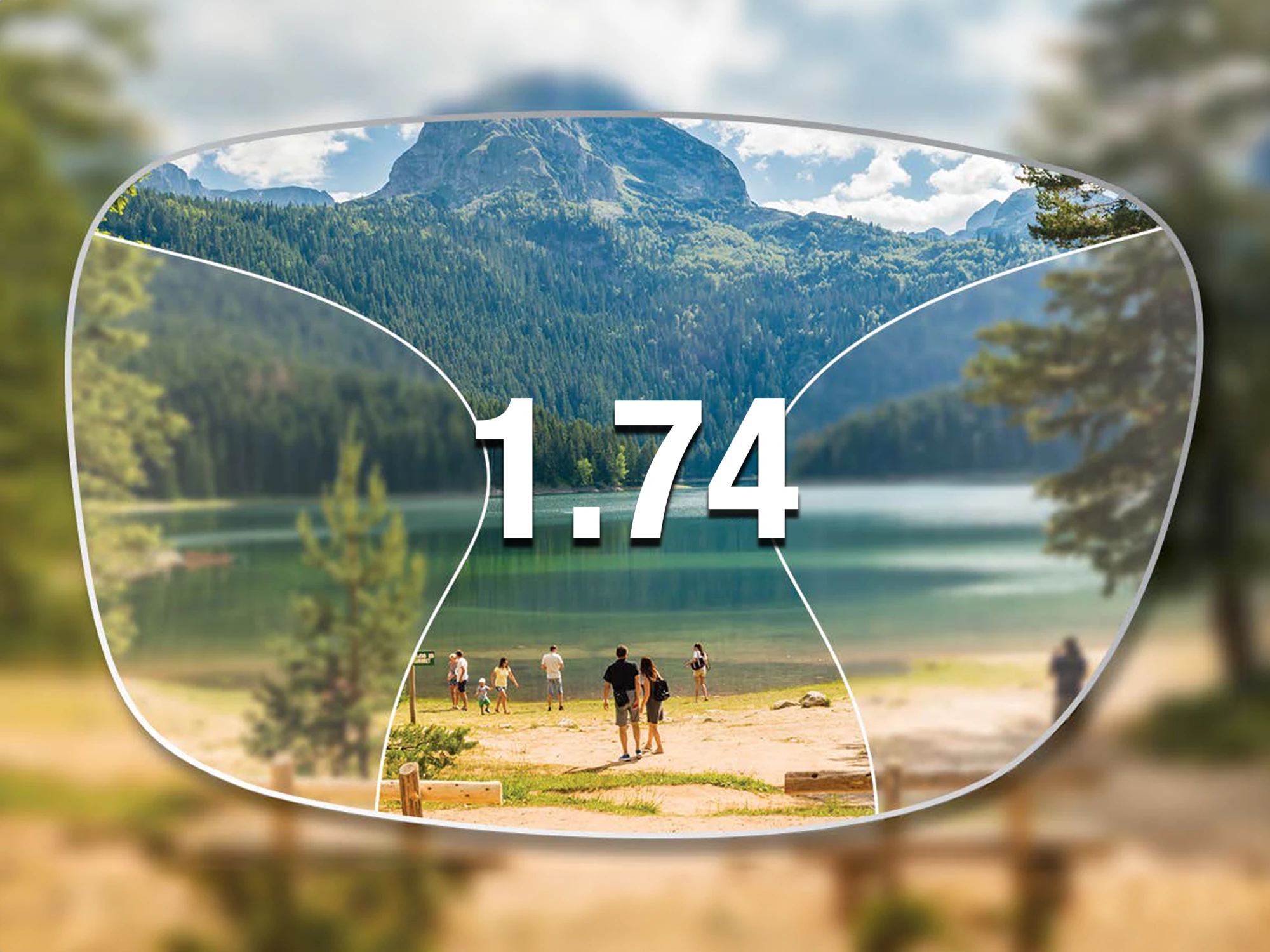 Lenti progressive 1.74 High Index Optima HD