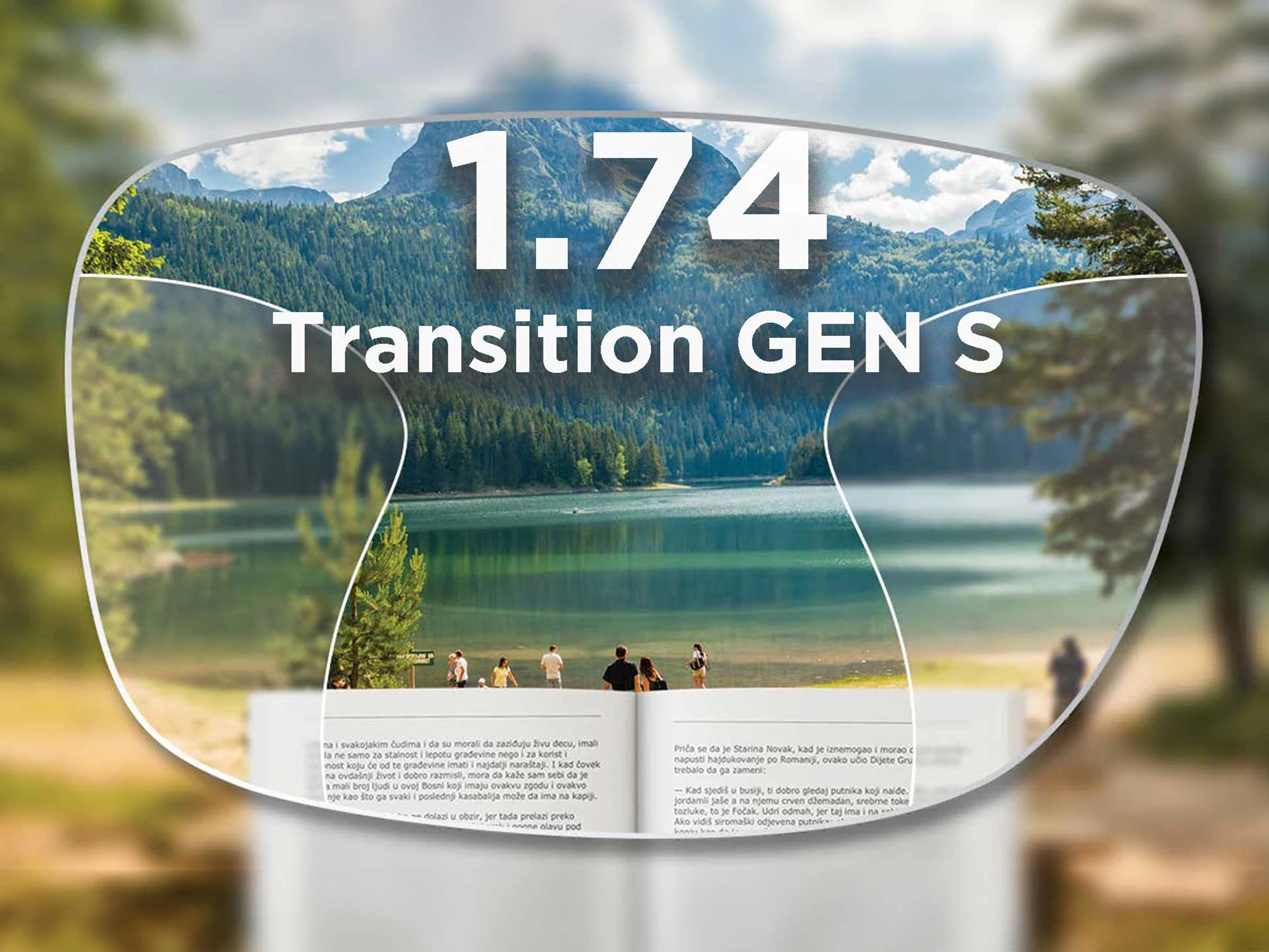 Lenti progressive 1.74 High Index Transitions Gen S UltraLite